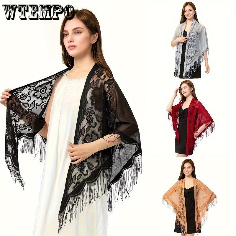 Thin Summer Sun Protection Triangular Scarf Shawl Scarf Silk Scarf Lace Women's Scarf