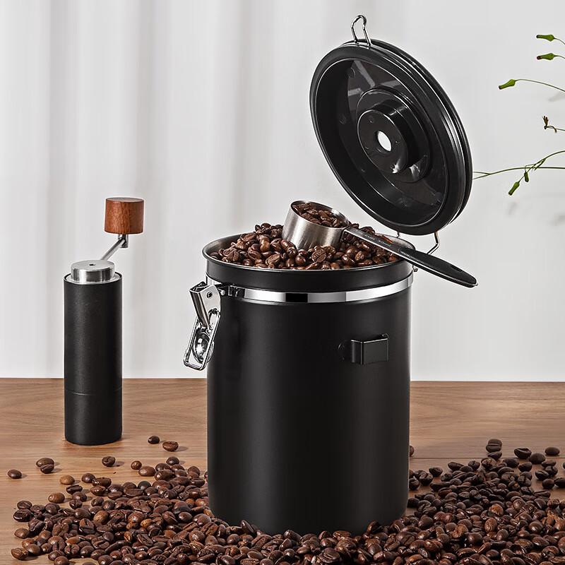 Airtight Coffee Storage Canister with CO2 Valve