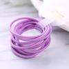 100PCS/bags  2mm Diameter 3cm  Kids Nylon Elastic Hair Bands Ponytail Holder Rope Elasticity Hair Ties for DIY Hair Accessories