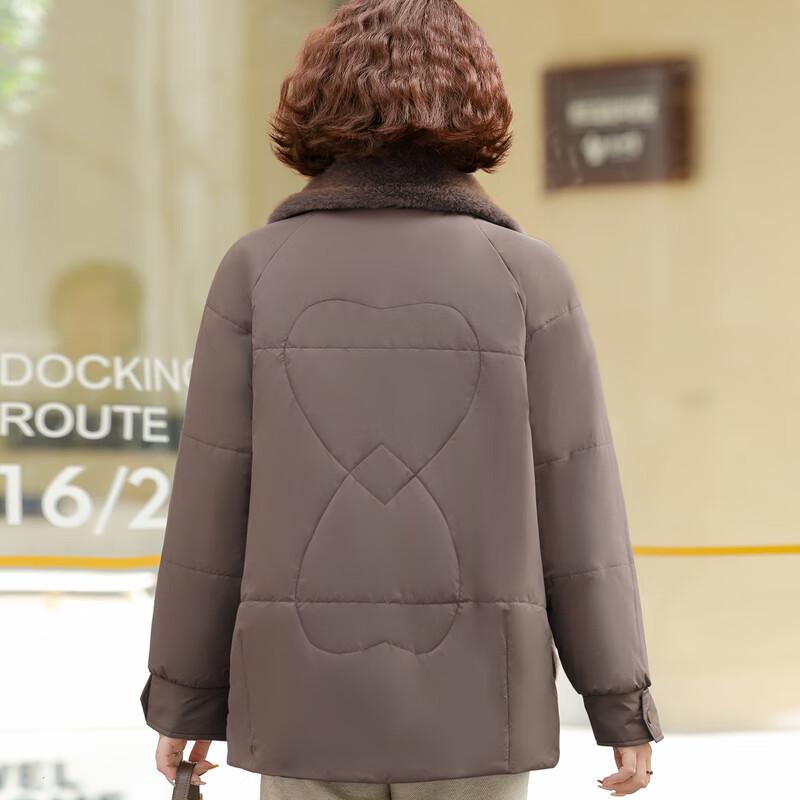 Hodo Women's Stylish Fleece-Lined Winter Padded Coat