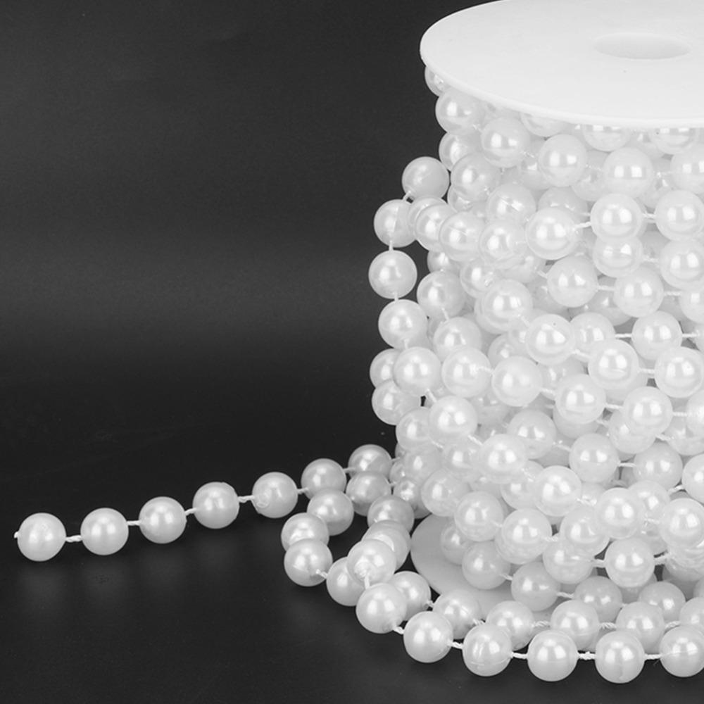 Beige Imitation Perlenkette 12 MM Perlenkette Künstliche Perlenkette Hochzeitsparty