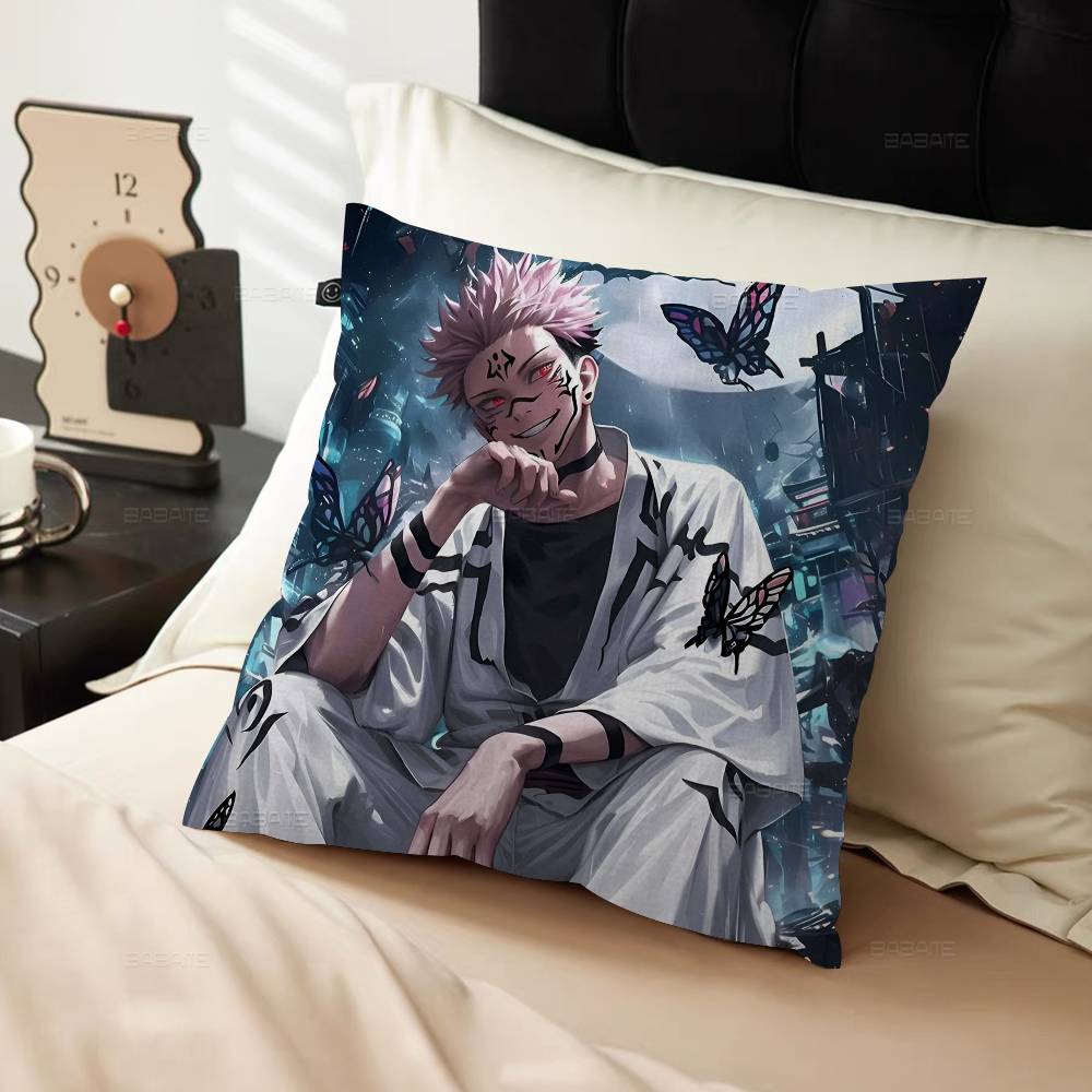 Anime Ryomen Sukuna Personalized Pillow Dust Cover Bedroom Kids Party Decoration Pillowcase Birthday Children Gift