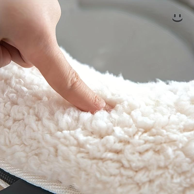 Nouveau Coussin de Siège de Toilette Chat de Dessin Animé Doux Imperméable Fermeture Éclair Couvercle de Toilette Amovible Chaud Épaissi Coussinet de Siège de Toilette Universel