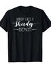 Unisex T-Shirt Men & Women Nobody Likes A Shady BeachWith Simple Decorative Lines On Two Sides Of The S Funny Round Neck Outdoor Comfortable Casual Gr