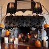 Cloth Halloween Door Curtains Table Flags Spider Web Tablecloth  Halloween