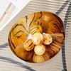 Nordic Stainless Steel Trays Living Room Coffee Table Fruit Plate Model Decorative Storage Plates Restaurant Storage Trays