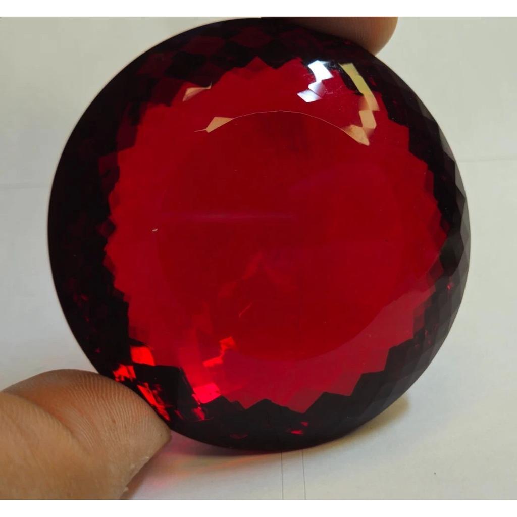 Natural Red Topaz 749.85 Ct Round Cut Certified Stunning Loose Gemstone