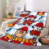 Custom Name firefighters Theme Printed Blanket - Perfect for Couch, Bed, Travel & Outdoor Use | Machine Washable, Cozy & Durable.