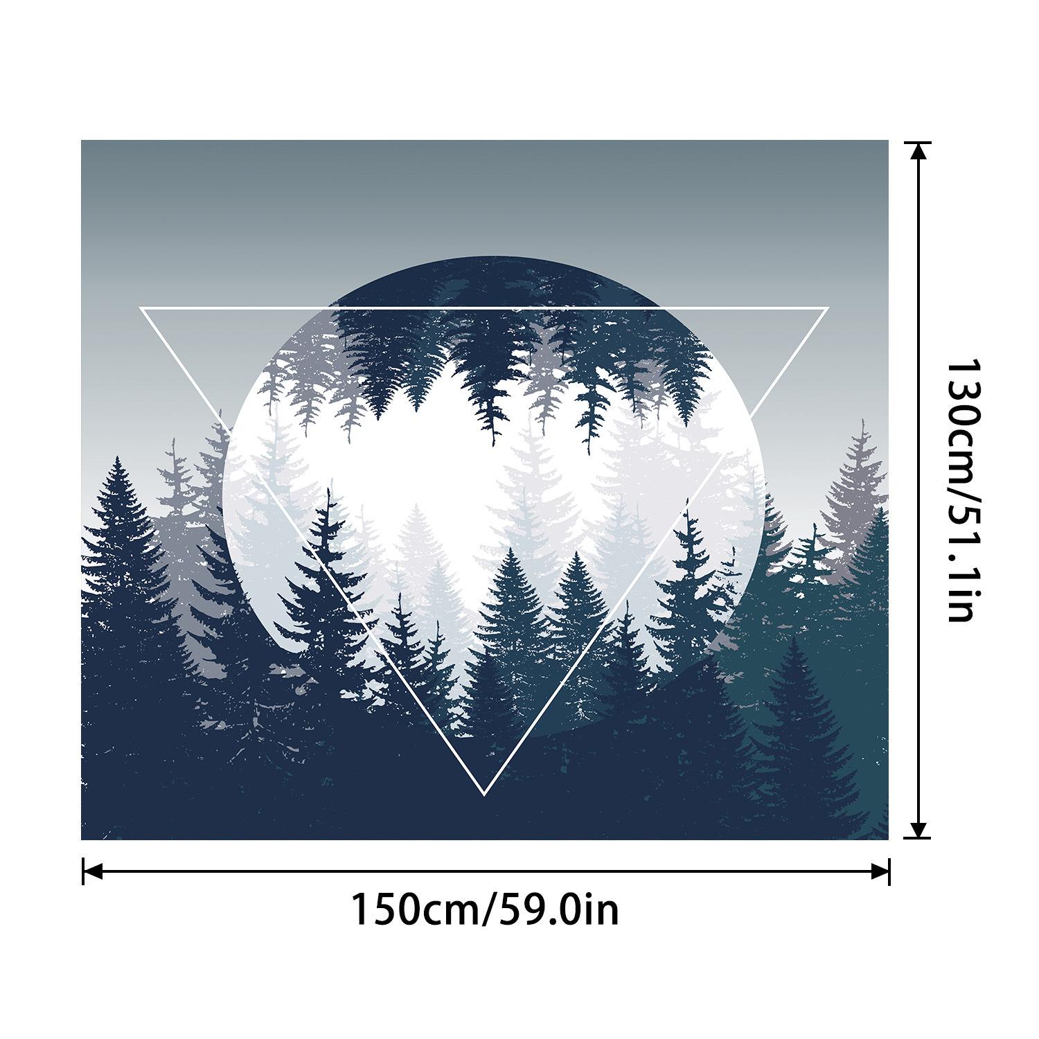

Комната трансформирует лесной фон Ткань для украшения фоновой картины для подвешивания ткани на стену Ткань 130*150CM