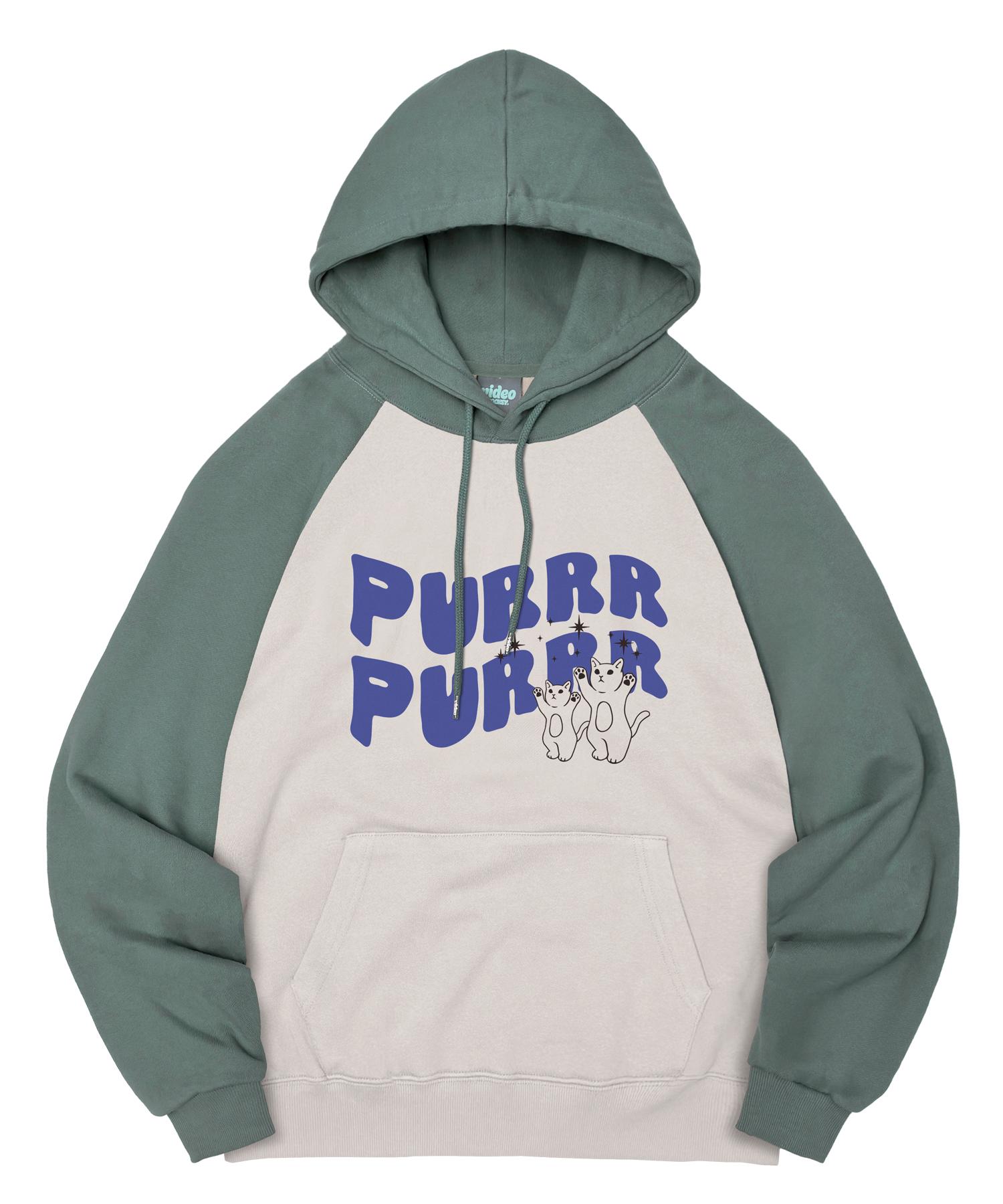 Video Jaki Purururu Raglan Hoodie [Soft Green] M