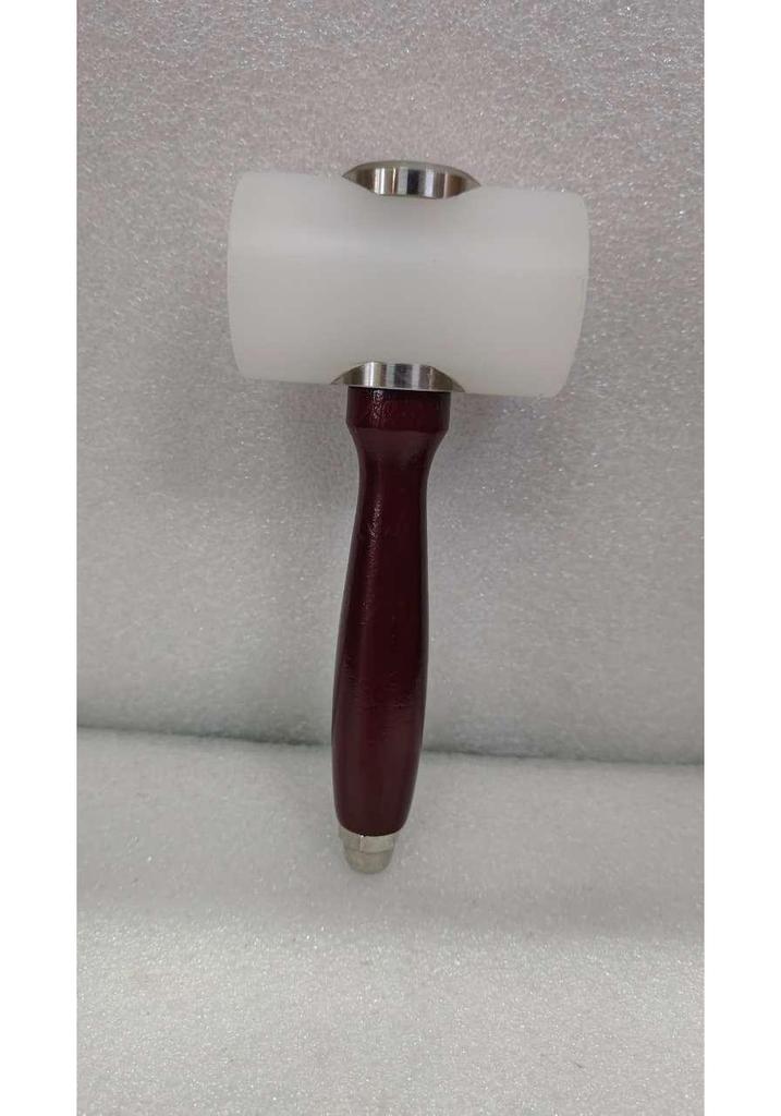 Professional Leather Carving Hammer, Punch Tool Wooden Handle DIY Printing Nylon for