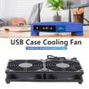5V USB Router Cooling Fan DIY PC Cooler TV Box Wireless Silent Quiet DC USB Power 120mm 240mm Fan 12CM W/Screws Protective Net