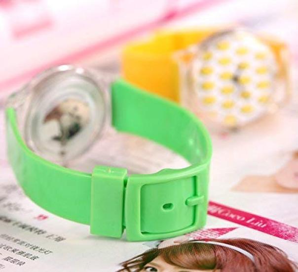 ZooooM Silicone Watch with a Unique Design, Quartz Movement, Fashionable and Casual, Perfect Gift for Men and Women (Rainbow) ZM-WATCH3036-RAI