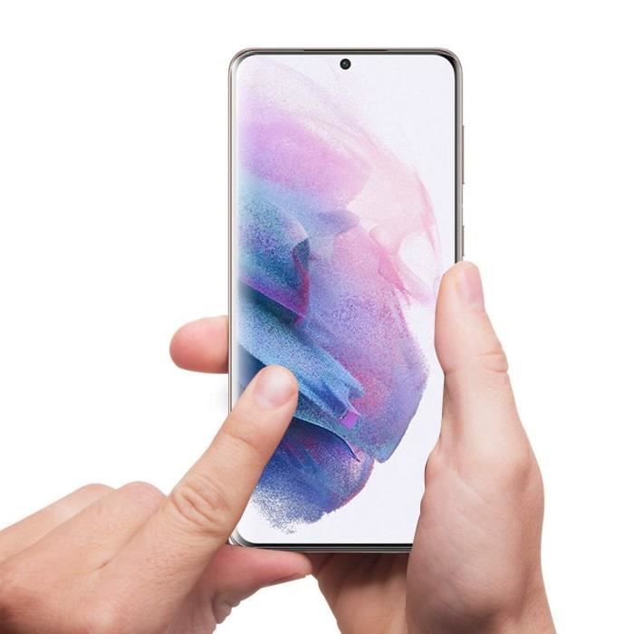 Film de protection - Samsung - Galaxy S21+ 5G - Verre trempé - Transparent - Résistant aux rayures