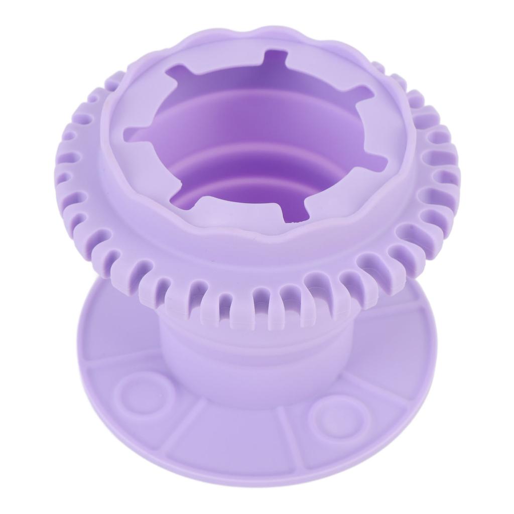 Paint Brush Cleaner Silicone Makeup Brush Washer Multifunctional Foldable Makeup Brush Cleaning Bowl