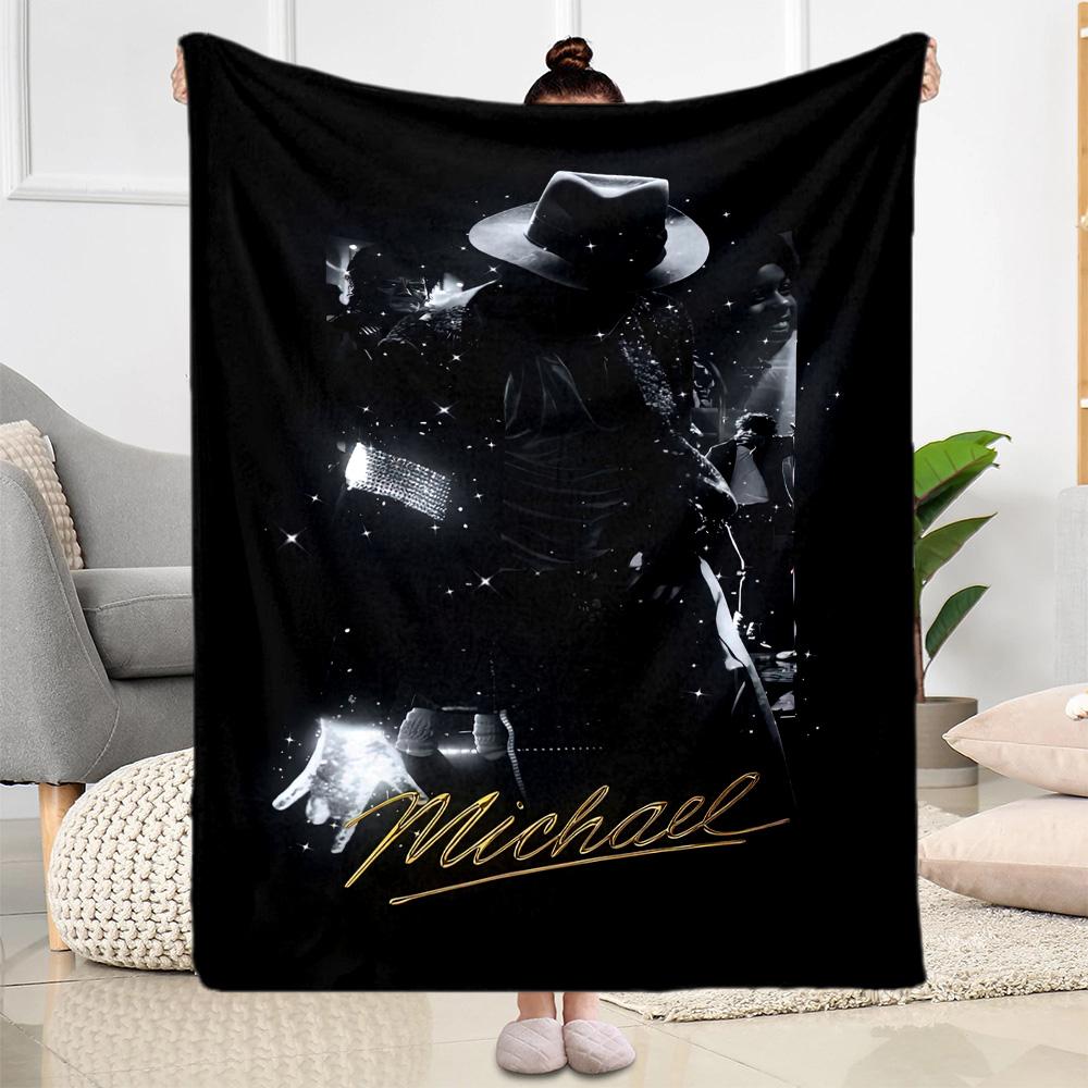 Michael Jackson 90 Blanket Comfortable Suitable for Chair Seaside Picnics Four Seasons Universal Modern Best Holiday Gift for Friends Family