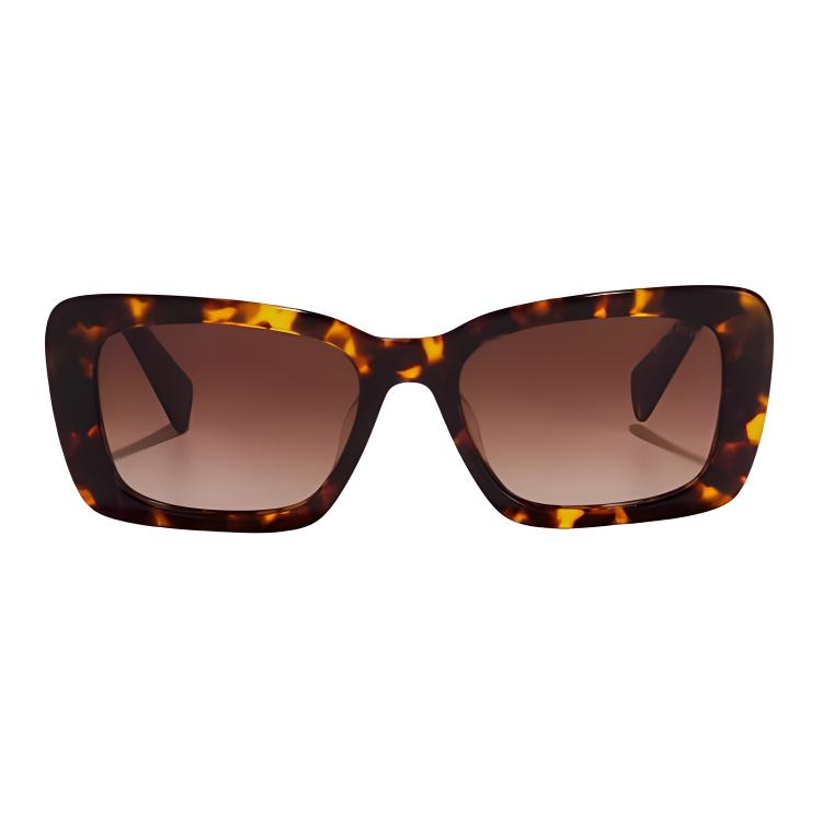 Miu Miu Logo Square Sunglasses Women sunglasses Black Pink White 07YS
