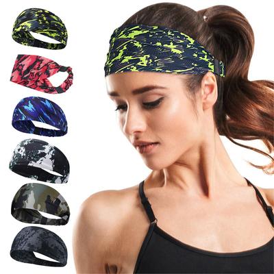 Wide Hairband Multicolored Headband for Various Hairstyles Headdress Stretchy Wide Headband Soft Sweatband