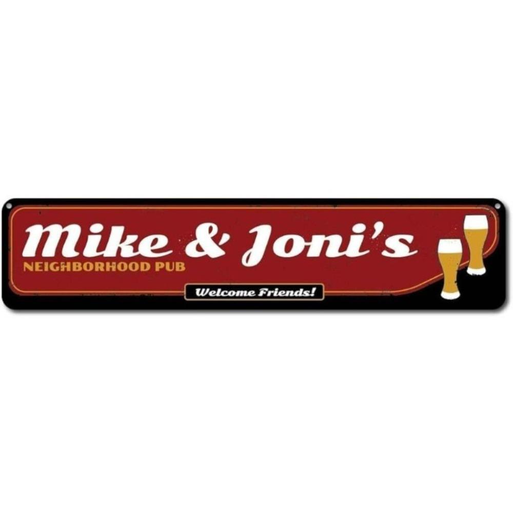Retro Metal Wall Art for Home Office Beer Bar Decor