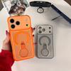 Applicable to iPhone17promax mobile phone case honeycomb 360 ° magnetic suction bracket breathable mesh Apple 16 all-inclusive cover