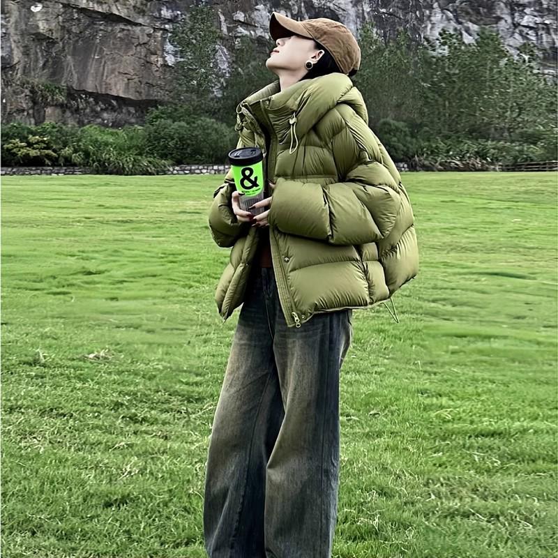 Women's 2025 New Style Short Winter Cotton-Padded Jacket: Stylish, Thickened, Petite Down Coat.