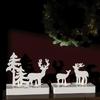 Professional Silicone Christmas Tree Standing Elk Mold Easy Demolding Design Candle Holder Mold for DIY Projects