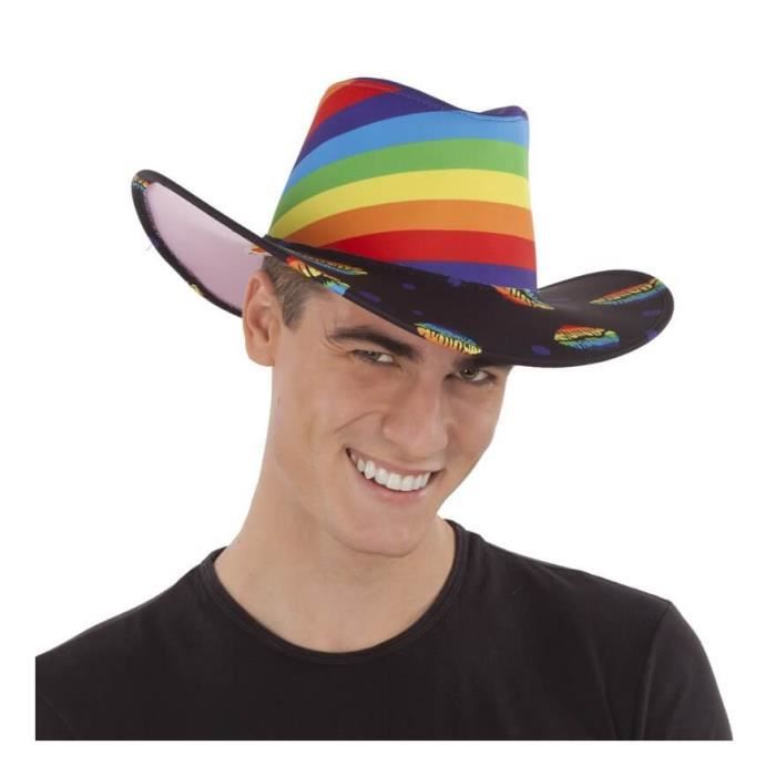 Chapeau Australien Bisous Arc-en-Ciel - Disfrazzes.Fr - Mixte