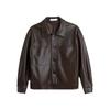 Men's Retro PU Leather Motorcycle Jacket - Korean Style Lapel, Casual Loose Fit for Spring and Autumn