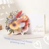 New 3D Pop-up Style 3D Greeting Card Romantic Creative Flower Blessing Card Handmade Blessing Card Valentine's Day
