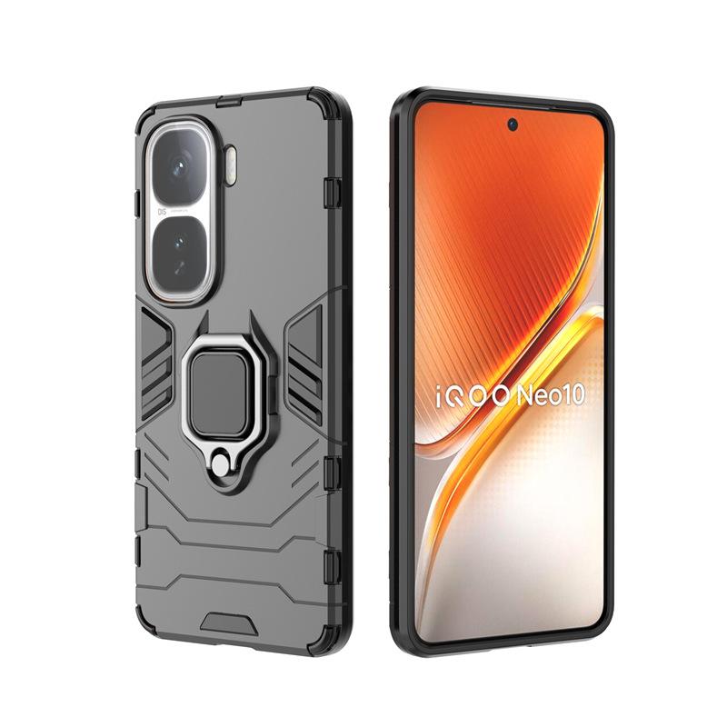 Applicable To VIVO IQOONEO10Pro Black Panther Mobile Phone Case IQOONEO9 All-inclusive NEO8 Bracket Protective Case