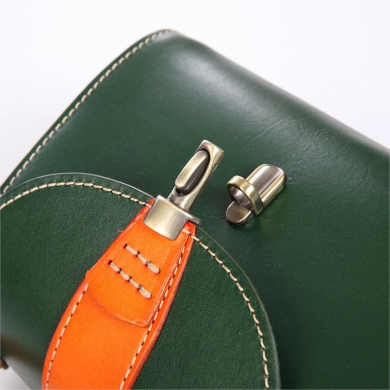 Johnature Genuine Leather Handmade Women Bag Handbag Retro Natural Real Cowhide Solid Color Versatile Shoulder Bags