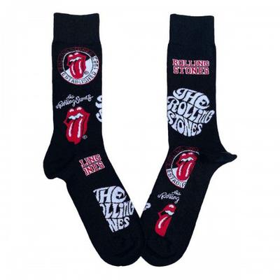 The Rolling Stones Unisex Adult Logos Ankle Socks