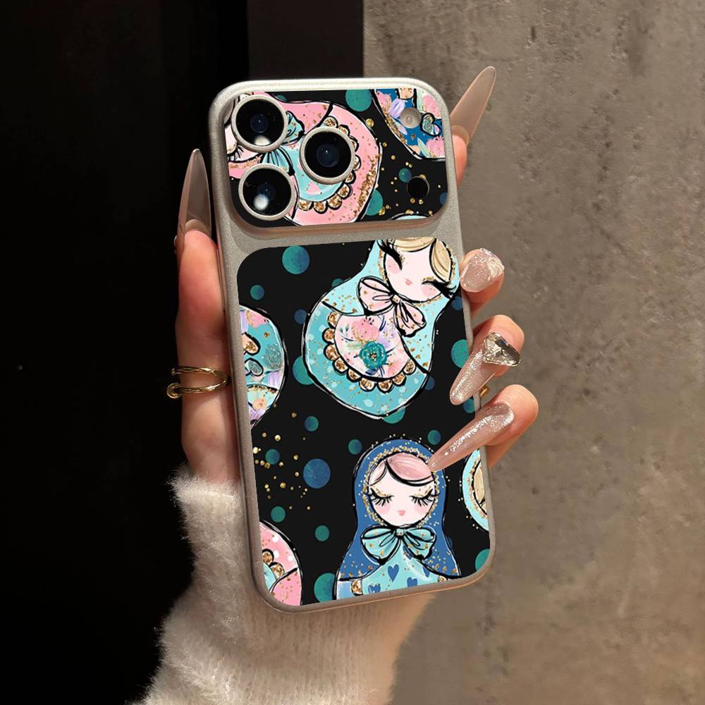 

Russian Dolls Matryoshka Cute Skin Sticker For IPhone 17Pro/Pro Max Decal Protective Film For Back,, Camera(Not Phone Case) iPhone 17 Pro