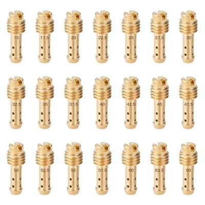 21 Stück Vergaser Düsen für Pilot Kit für MIKUNI VMTMTMX VM22210 AX100 EN Wesentlich für Tuning und Leistung
