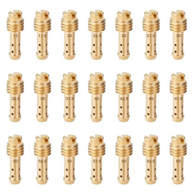 21PCS Carburetor Jet For Pilot Kit for For MIKUNI VMTMTMX VM22210 AX100 EN Essential for Tuning and Performance