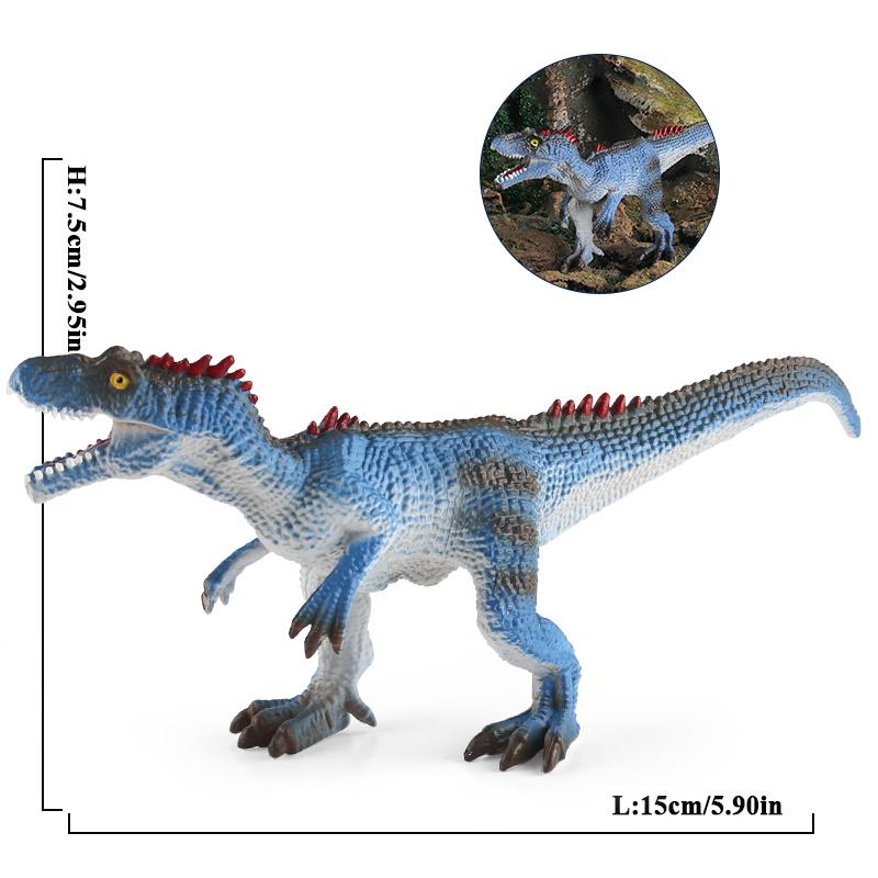 Oenux Jurassic Dinosaur World Eoraptor Dilophosauridae Mosasaurus Velociraptor T-Rex Animasl Model Action Figures Kid Toy Gift