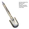 Ballpoint Pen with Push-Button Core Extraction 0.5mm Black Ink Smooth Writing Non-Smudge Shovels Shape Smooth Writing