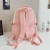 Schoolbag Japanese ins cute cat backpack pain bag transparent large-capacity schoolbag versatile casual shoulder bag