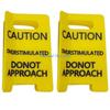 HX6F Eye Catching Yellow Hair Claw Clip for Various HairType Caution Sign Hair Claw Ponytail Holder for Theme Event Gathering