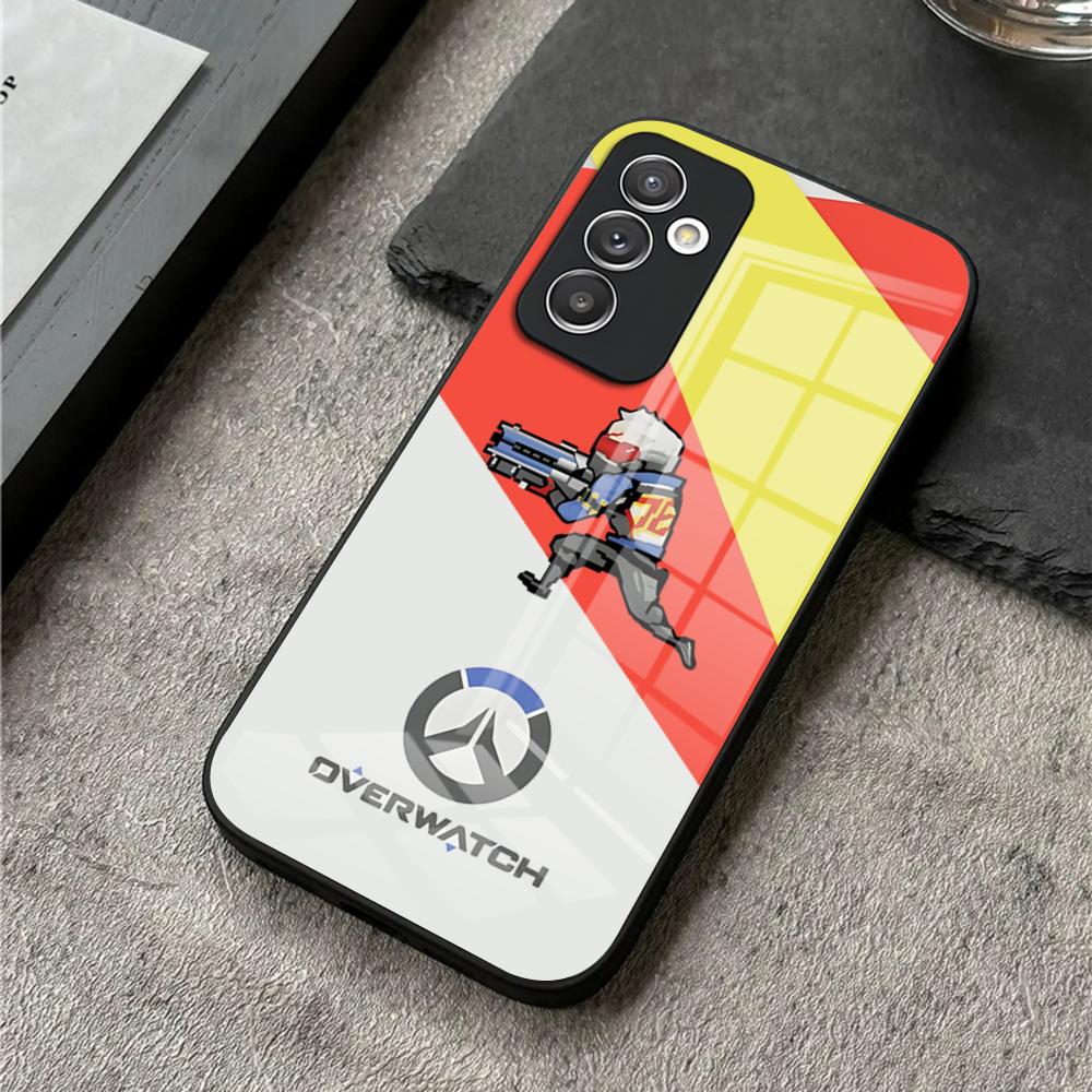 Phone Case For S25 Ultra Samsung S26 S23 S24 Plus S22 S20 S21 Fe A54 A34 A53 A16 Glass Cover O-Over-watchS