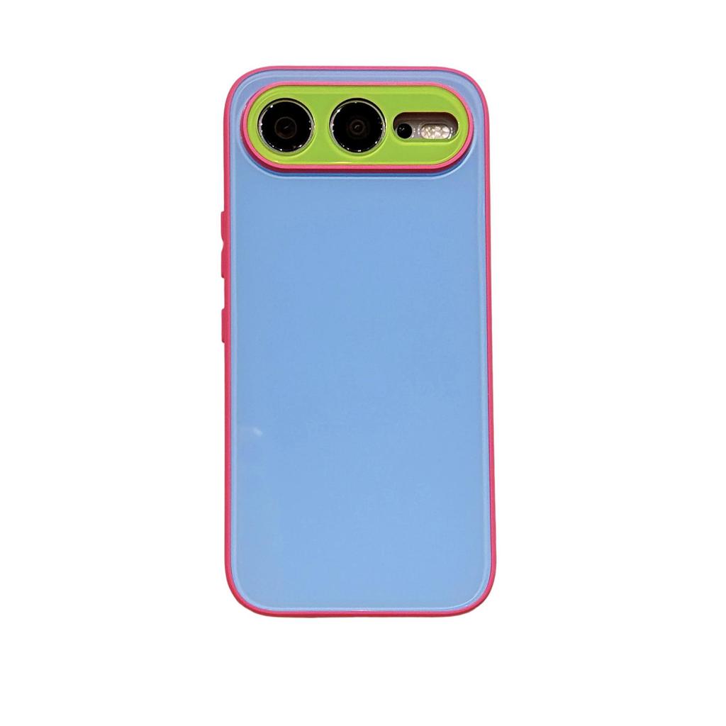 Honor 600/600 Pro Domestic Version Dopamine Color Blocking Protective Case with Hard Bottom & Soft Edge