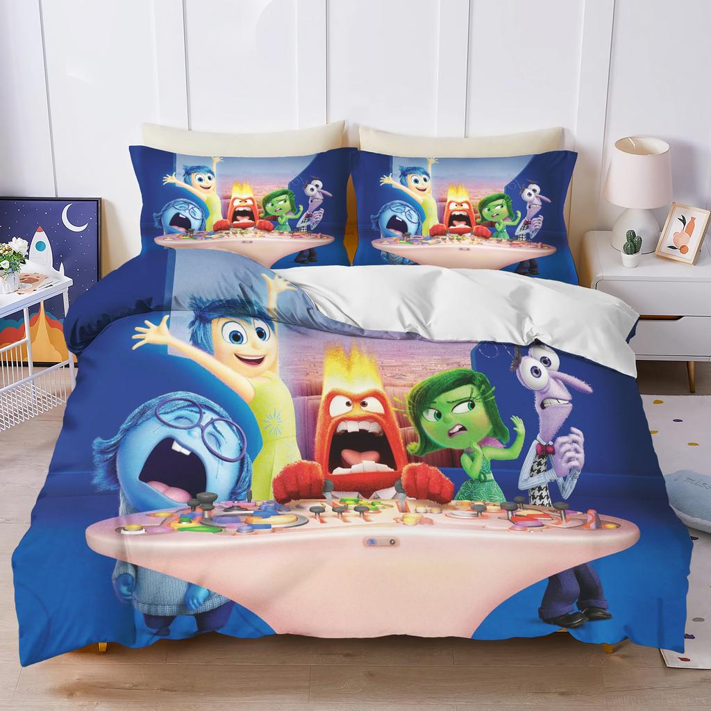 Inside Out Duvet Cover Set Comforter Bedding 3d Children'S Bedding Set 3-Piece 1 Quilt Cover King Size