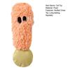 Plush Cat Chew Toy Squeaky Stuffed Microphone Kitten Teething Toy Cat Kicker Toy for Indoor Cats Solo Entertainment