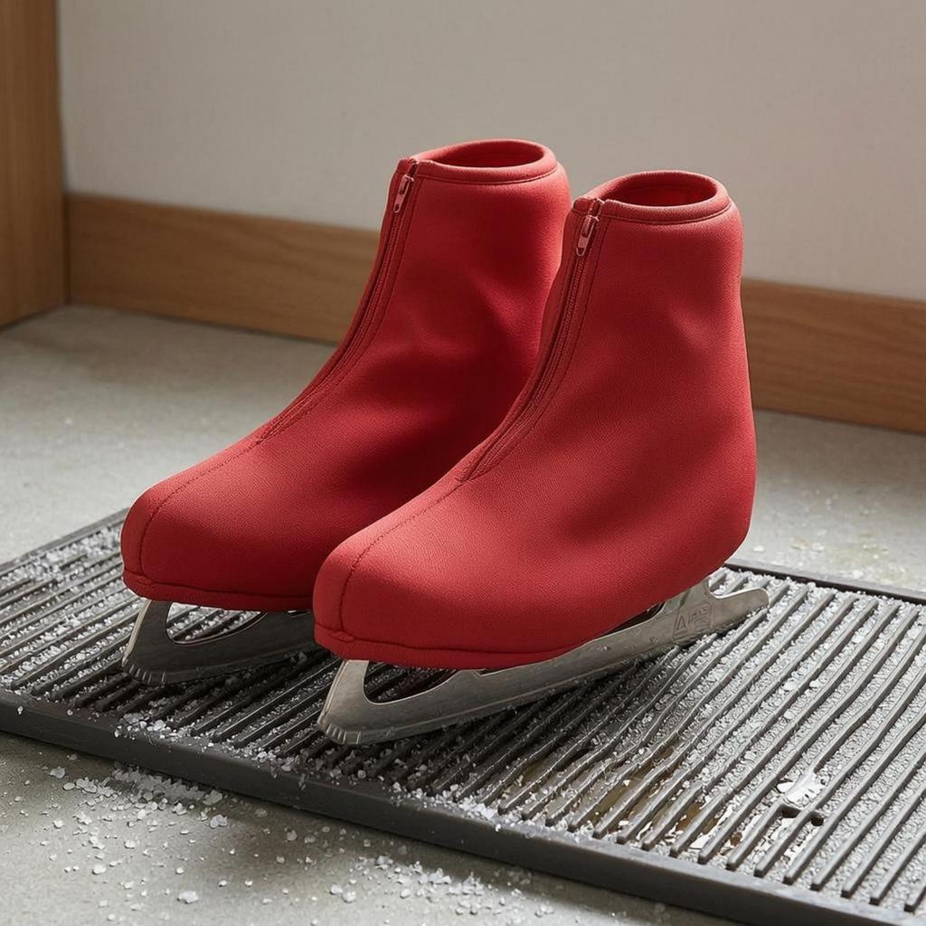Skating Shoe Cover Scuba Material Zipper BootShaped