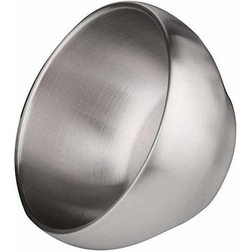 IMEEA Rice Bowls, Stainless Steel, Ramen Bowls, Noodle Bowls for Udon, Soba, and Buckwheat Noodles, Heat-Resistant, Double-Layered, 15.2cm, Set of 2,