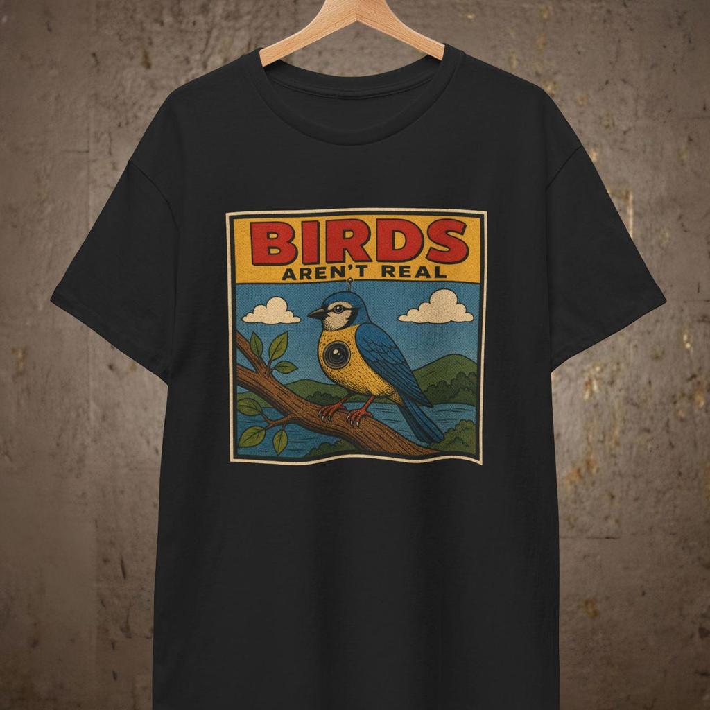 Birds Aren't Real Retro Grafisch T-shirt