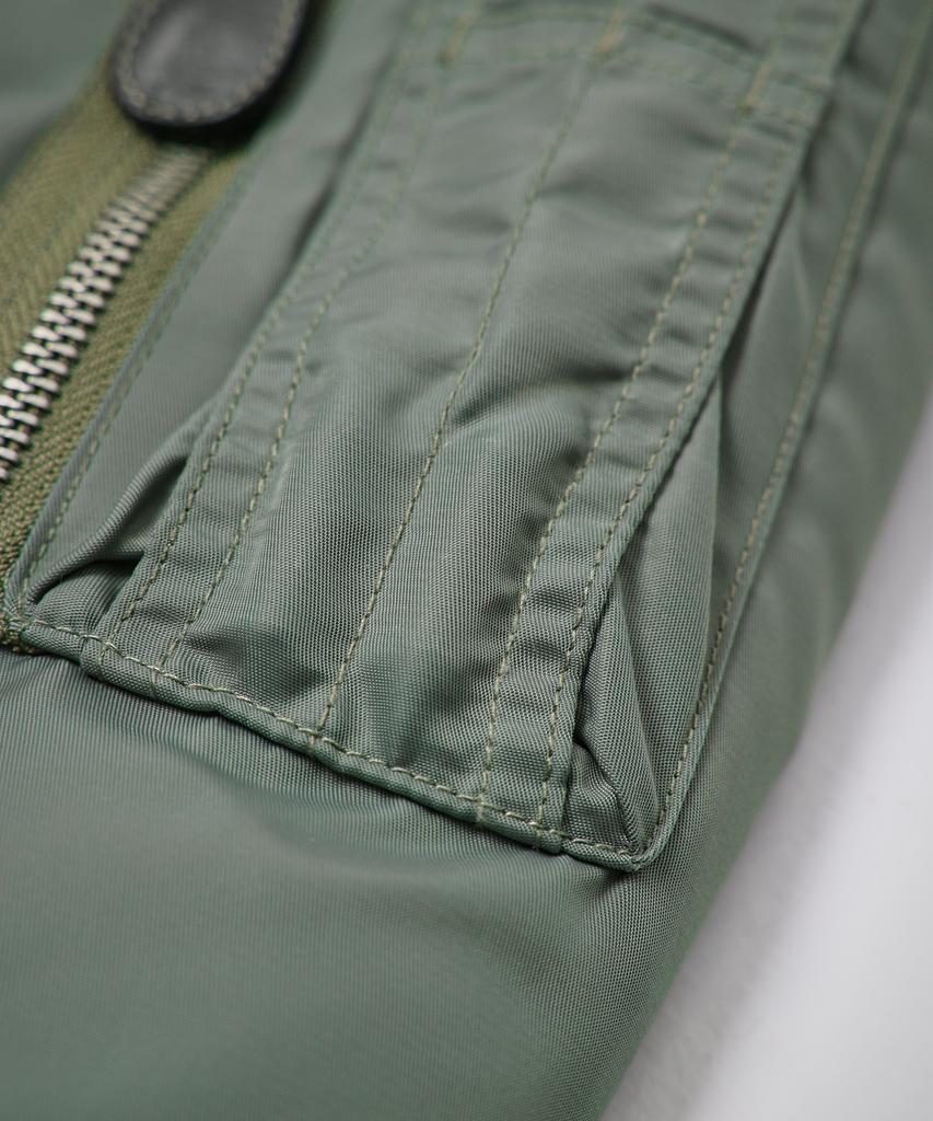 Outstanding Ma-1 Flight Jacket(Wool Insulation)_Sage Green