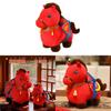 Year Of The Horse Plush Toy With Pp Cotton Fill For New Year Celebration Gifts