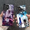 Jujutsu Kaisen Yuta Okkotsu Phone Case for Samsung Galaxy A56 55 54 53 52 51 36 35 34 23 16 15 5G Glass Colorful Cover Luxury