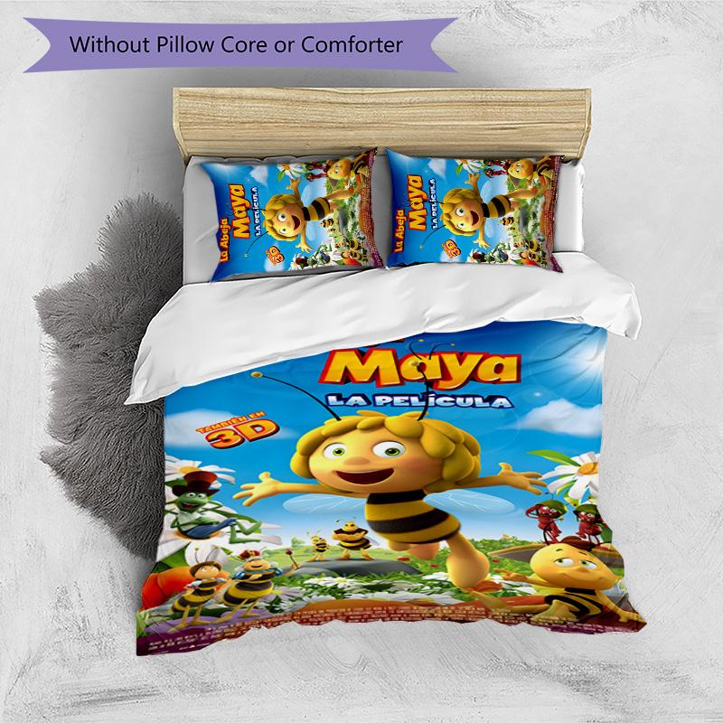 Maya 3pcs Bedding Set Duvet Cover Closure Includes 1 Duvet Cover & 2 Pillowcases for All Seasons Bedroom Home Dorm Decor